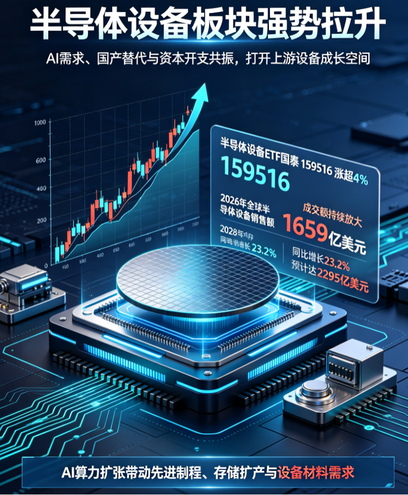 Semiconductor equipment sector trend chart